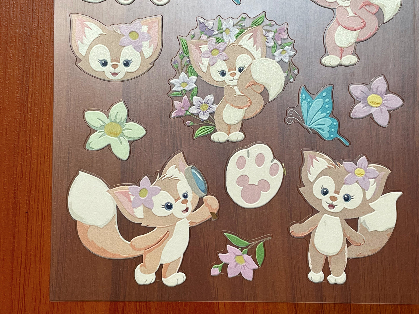 E-131 LinaBell 3D Embossed sticker 1 piece