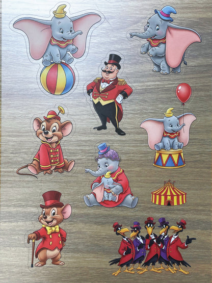 S118 Dumbo sticker pet precut A5 size 5 pieces