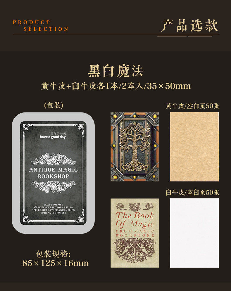 P-10 A Beautiful Day Set Small Book Material Book Antique Magic Bookstore Series 4Style