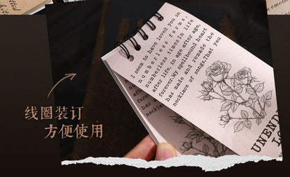 P-14 Retro Theme Coil Material Book Story Essay Series 6Style