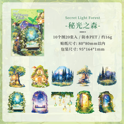 S-43Magic Journey Adventure Series Sticker 6Style