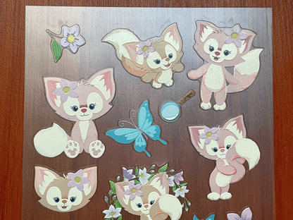E-131 LinaBell 3D Embossed sticker 1 piece