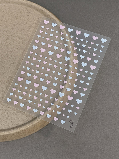 MINI-18 Heart Stickers
