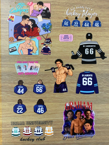 S41 Off-campus  sticker pet precut A5 size 2 pieces