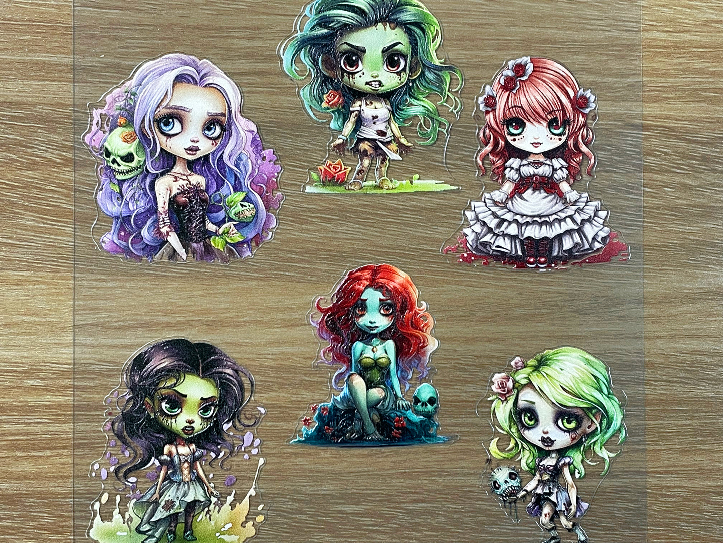 E-69 Graveyard Brides 3D Embossed sticker 1 piece