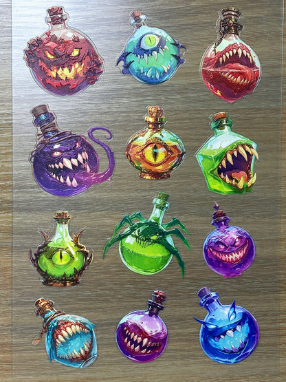E-123 Vessel Maw Shades2.0 3D Embossed sticker 1 piece