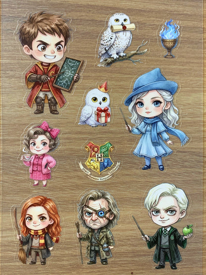 S52 Magic Academy sticker pet precut A5 size 7 pieces