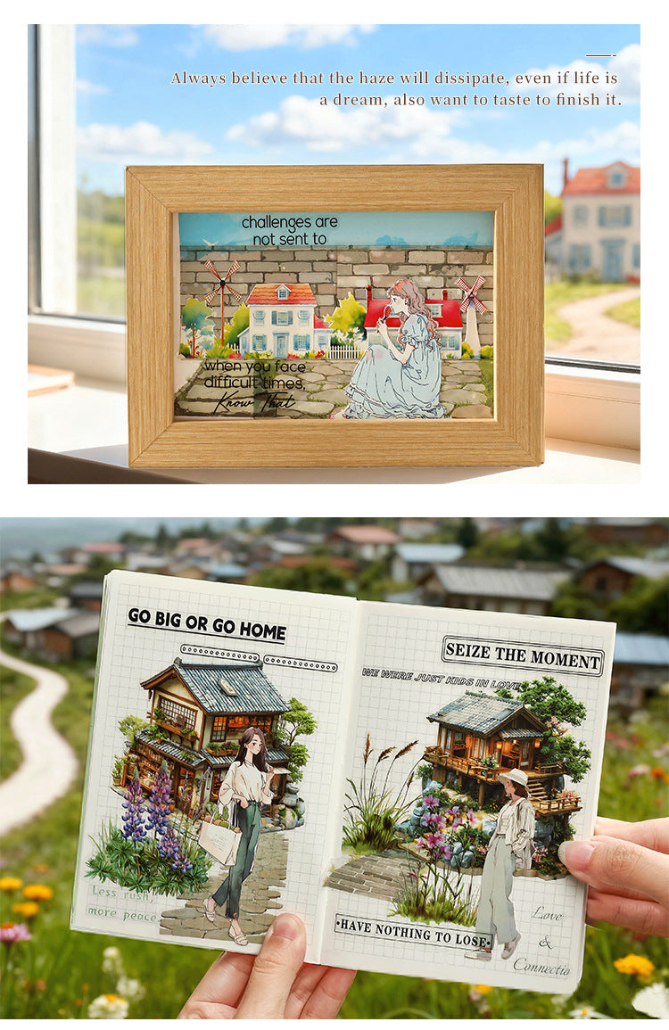 S-35Boxed Tape Set Impressions of Ancient Roads Series Scenery Stickers