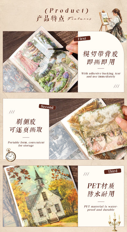 S-14 Masterpiece Collection Handbook Series Literary Story Theme Stickers 6Style