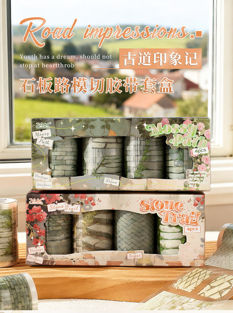 S-35Boxed Tape Set Impressions of Ancient Roads Series Scenery Stickers