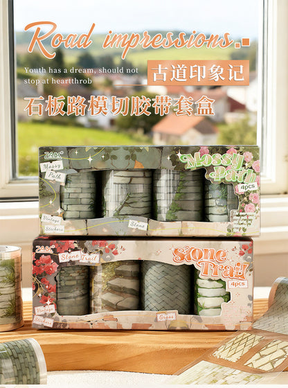 S-35Boxed Tape Set Impressions of Ancient Roads Series Scenery Stickers