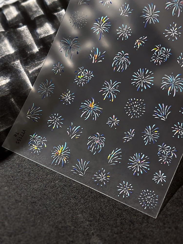 MINI-23Shell Light Gorgeous Fireworks  Stickers Splendid Fireworks New Year Hot-Selling Stickers