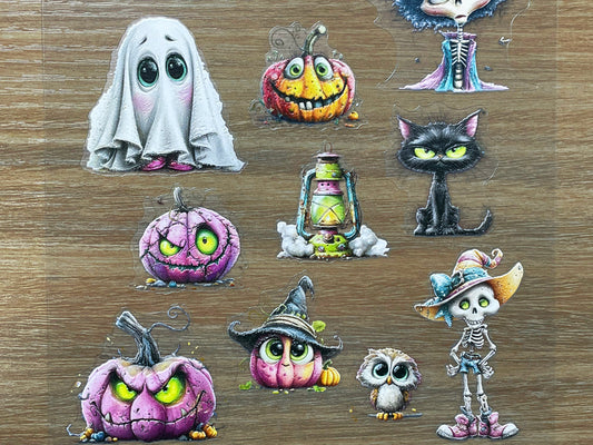 E-149 Cute Halloween 3D Embossed sticker 1 piece