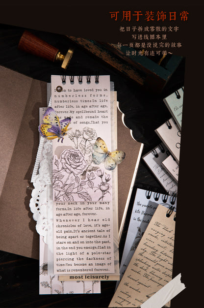 P-14 Retro Theme Coil Material Book Story Essay Series 6Style