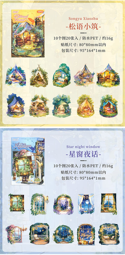 S-43Magic Journey Adventure Series Sticker 6Style