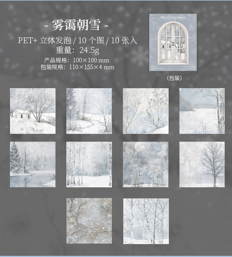 S-21 Snow Outside the Window Series 6Style