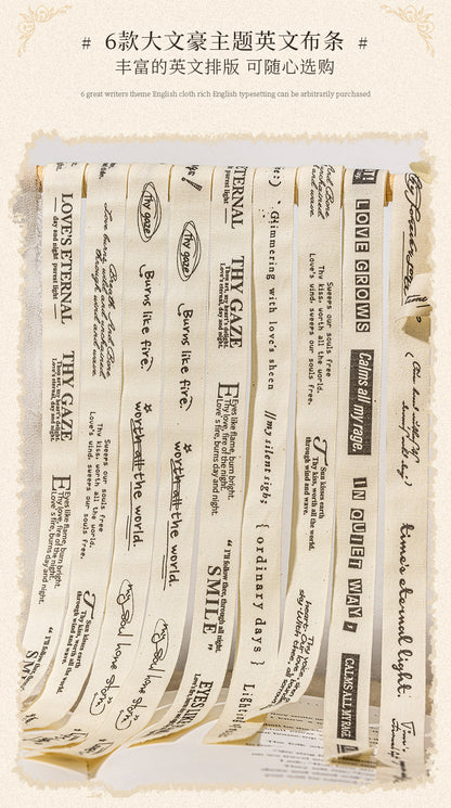 S-27 English Theme Cloth Strip Material Pack Monologue Series