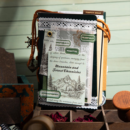 P-14 Retro Theme Coil Material Book Story Essay Series 6Style