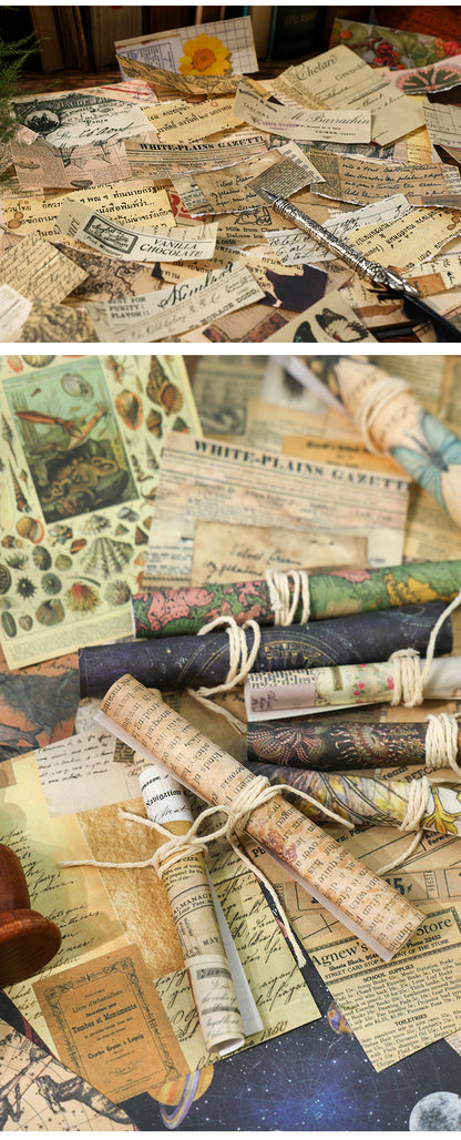 P-13 Ancient Forest American Retro Material Paper