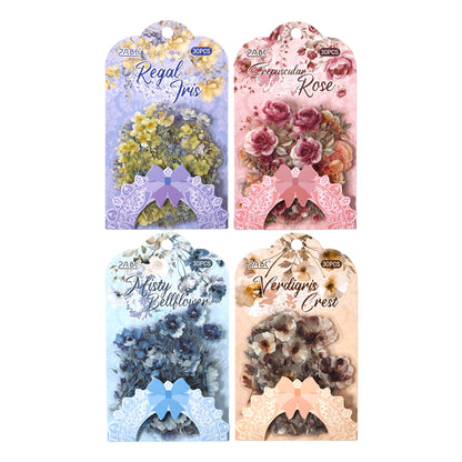 S-41 Flower Series Floral Journal Decoration Collage Material Base Stickers
