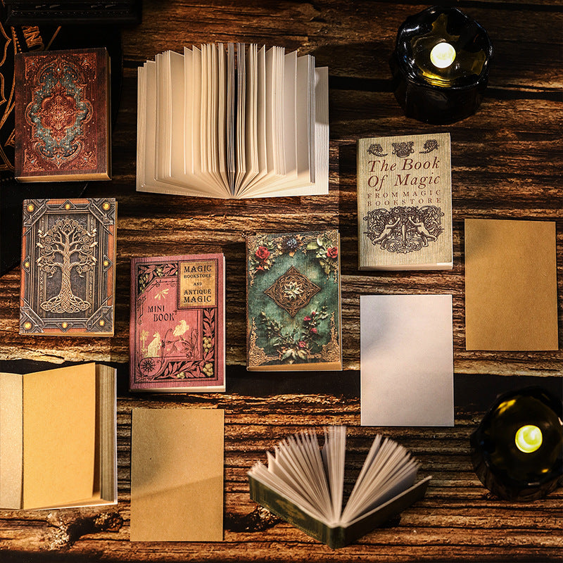 P-10 A Beautiful Day Set Small Book Material Book Antique Magic Bookstore Series 4Style