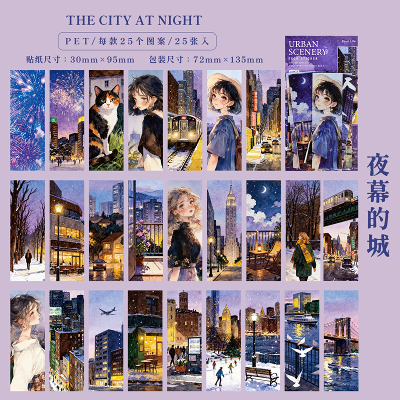 S-13 YiNiao City Romance and Youth Series Character and Scenery 6Style