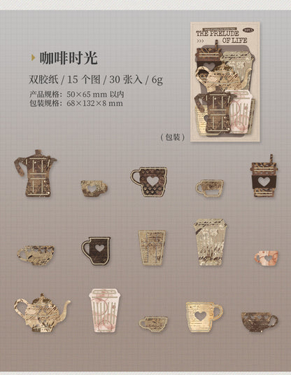 S-23 Prologue to Life Series Home Theme Hollow Sticker 4Style