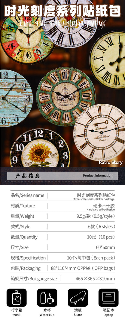 S-37  Time Scale Series Stickers