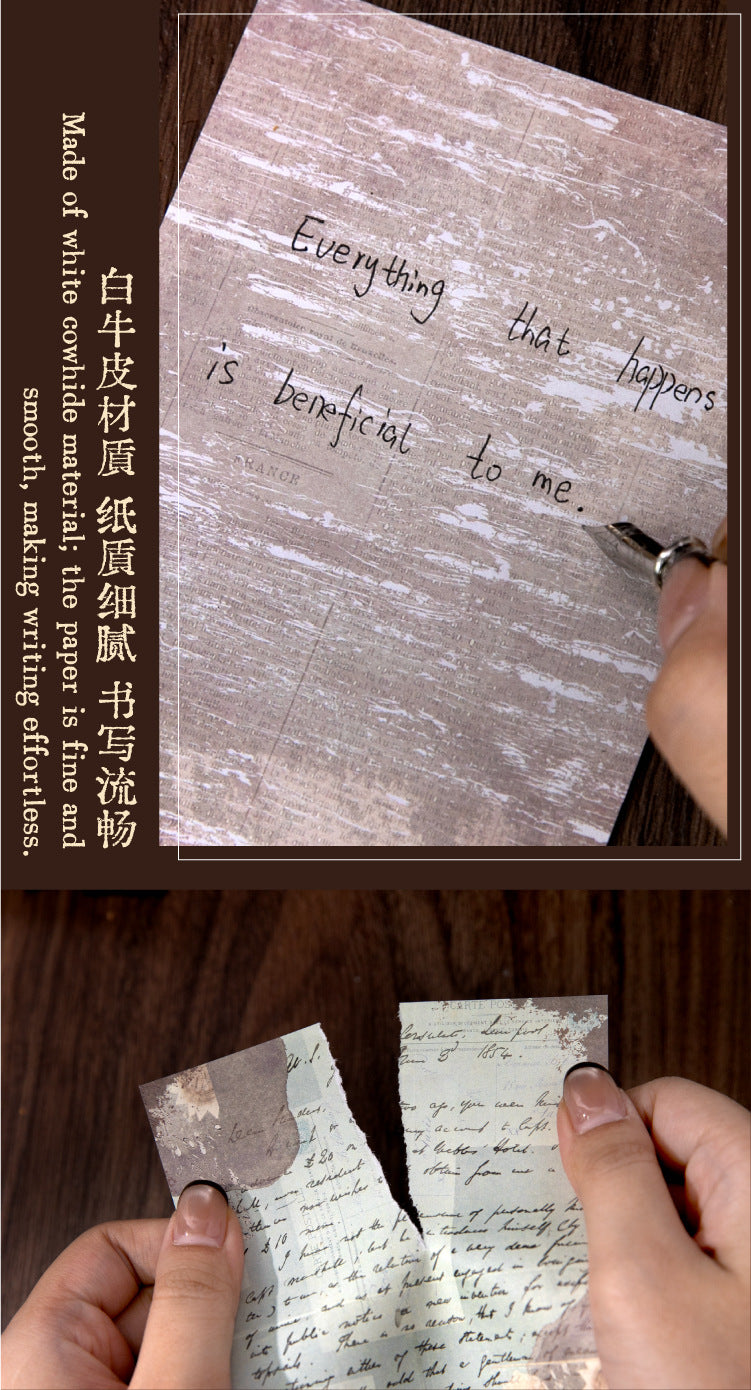P-7 Dreaming of the Past Series Retro Theme Base Material Paper in 5 Styles