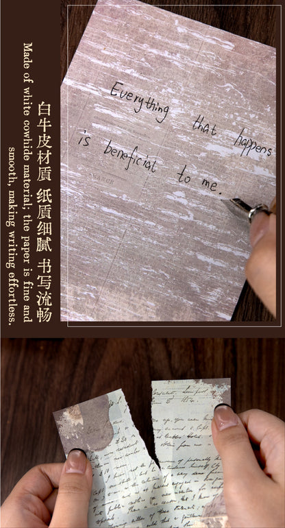 P-7 Dreaming of the Past Series Retro Theme Base Material Paper in 5 Styles
