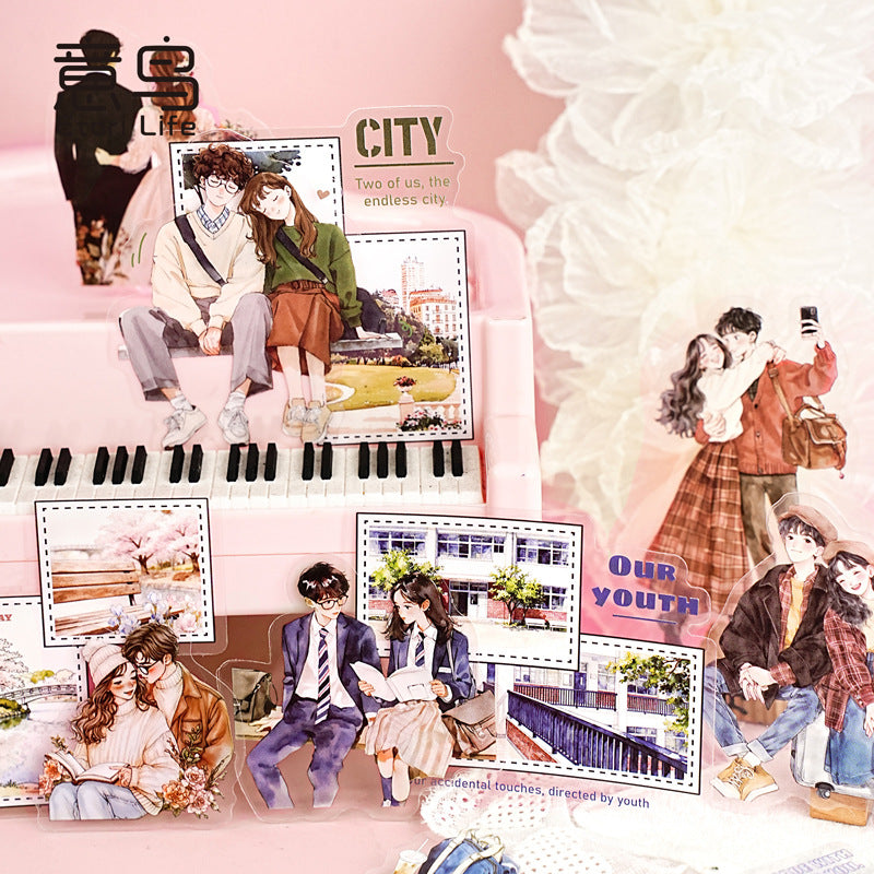 S-32  The Rest of My Life with You Series Couple Theme Sticker 6Style