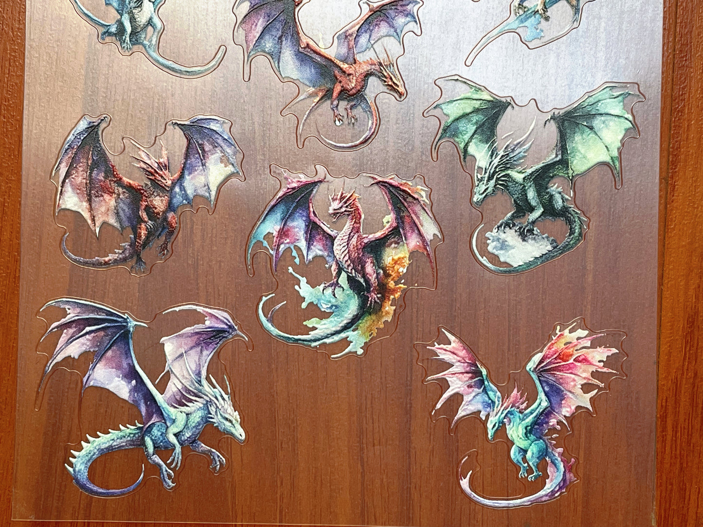 E-134 Primal Wing 3D Embossed sticker 1 piece