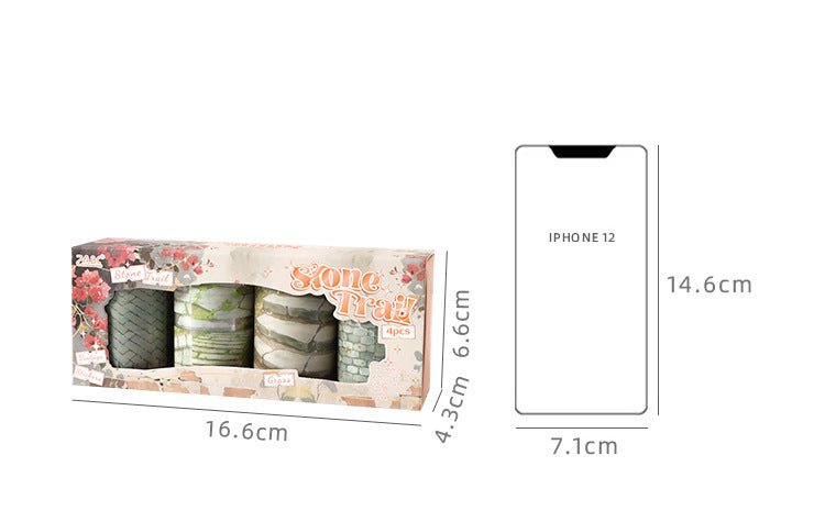 S-35Boxed Tape Set Impressions of Ancient Roads Series Scenery Stickers