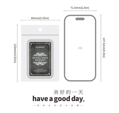 P-10 A Beautiful Day Set Small Book Material Book Antique Magic Bookstore Series 4Style