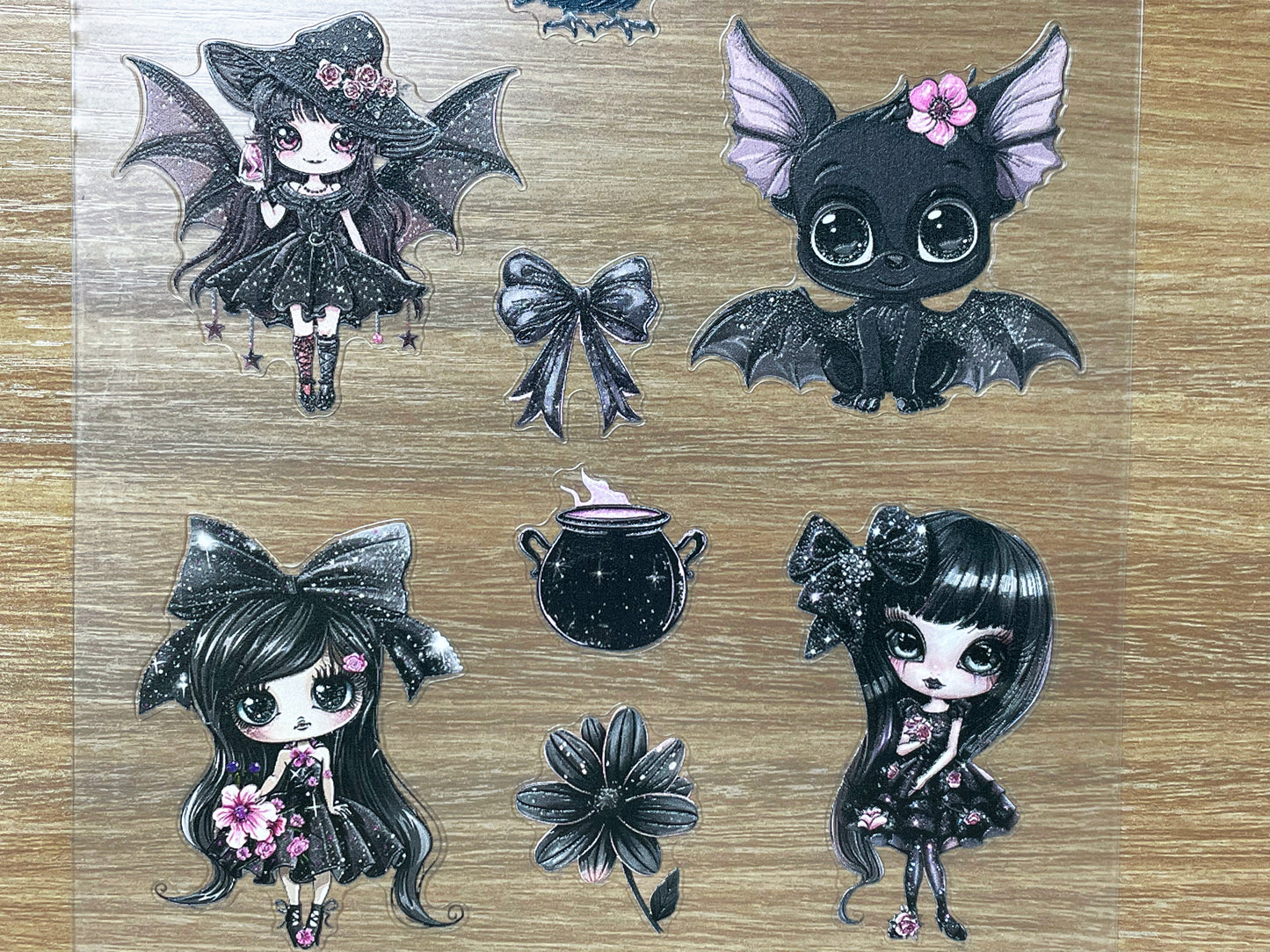 E-125 Star Dust Sprites2.0 3D Embossed sticker 1 piece