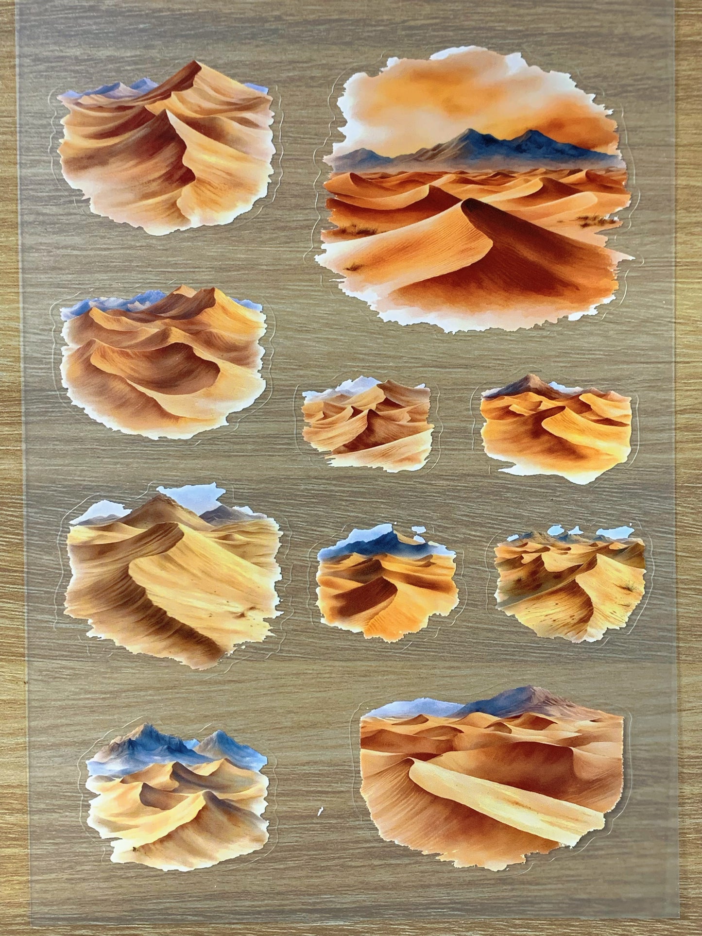 S44  Dune Secrets  sticker pet precut A5 size 2 pieces