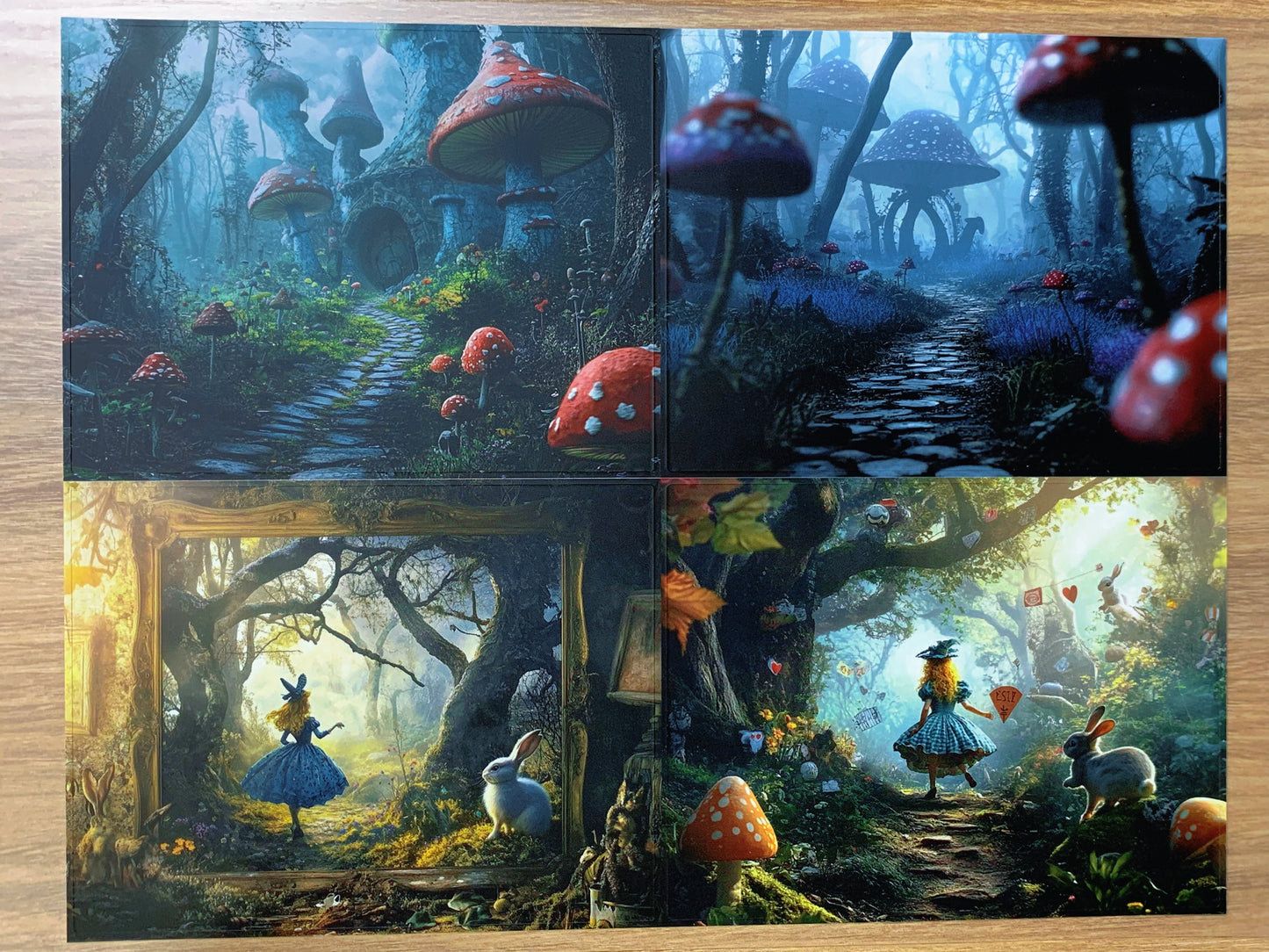 S94 Alice Twilight Fantasy Realm  sticker pet precut A4 size 3 pieces