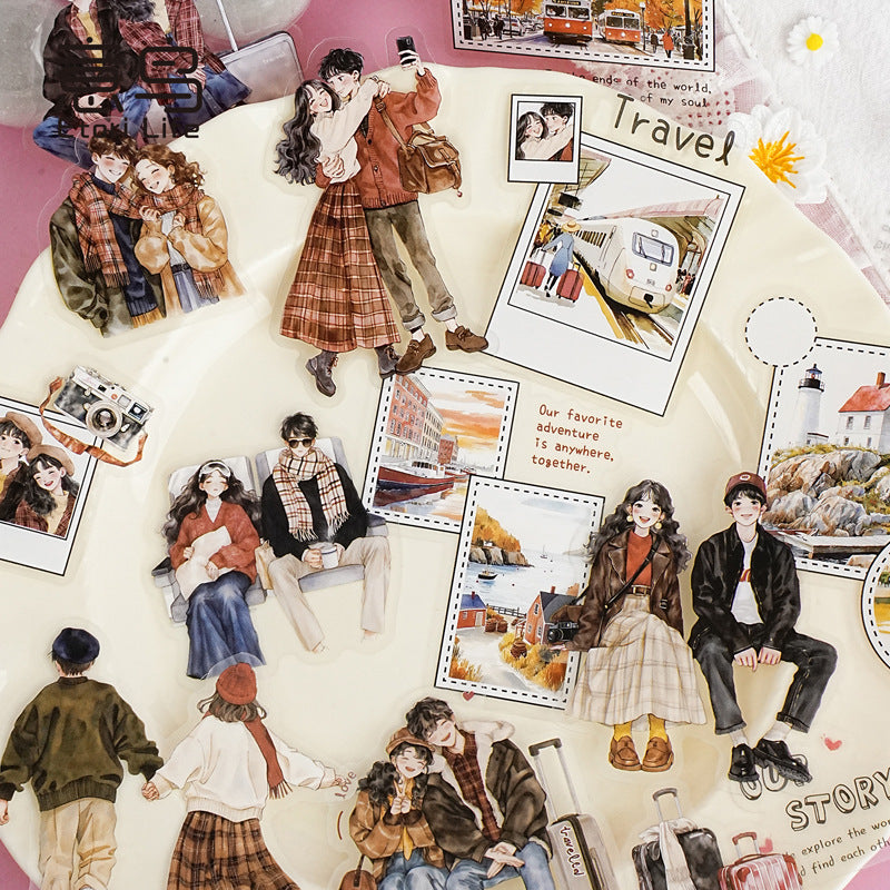 S-32  The Rest of My Life with You Series Couple Theme Sticker 6Style