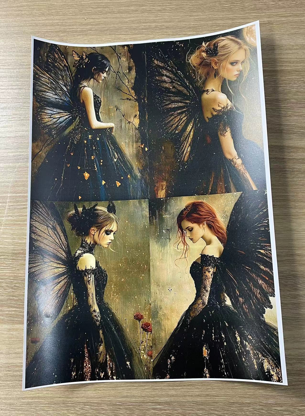 P-1 Gothic Fairy paper A4 size 5 pieces