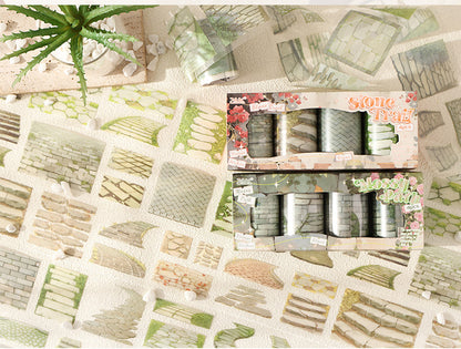 S-35Boxed Tape Set Impressions of Ancient Roads Series Scenery Stickers