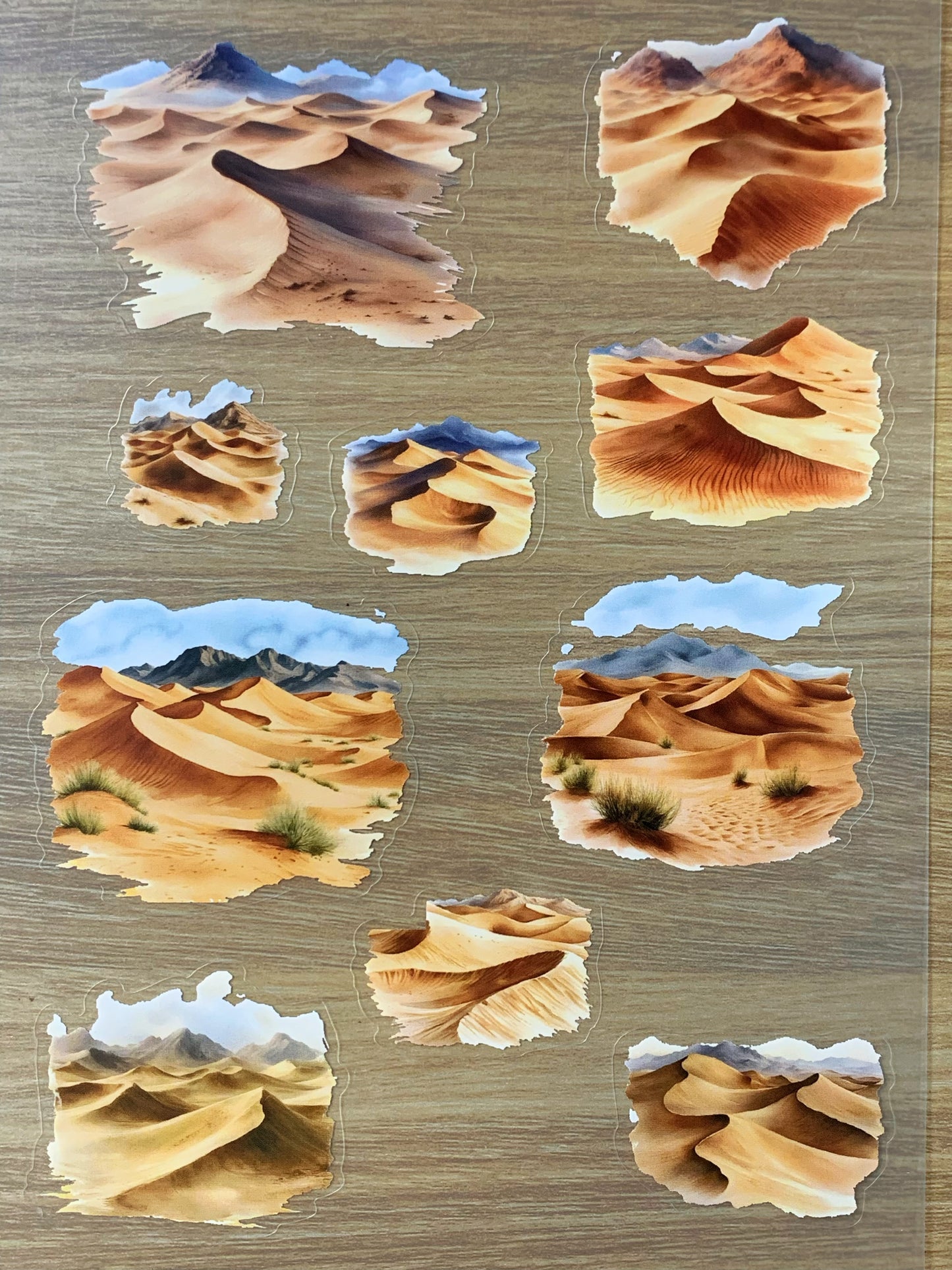 S44  Dune Secrets  sticker pet precut A5 size 2 pieces
