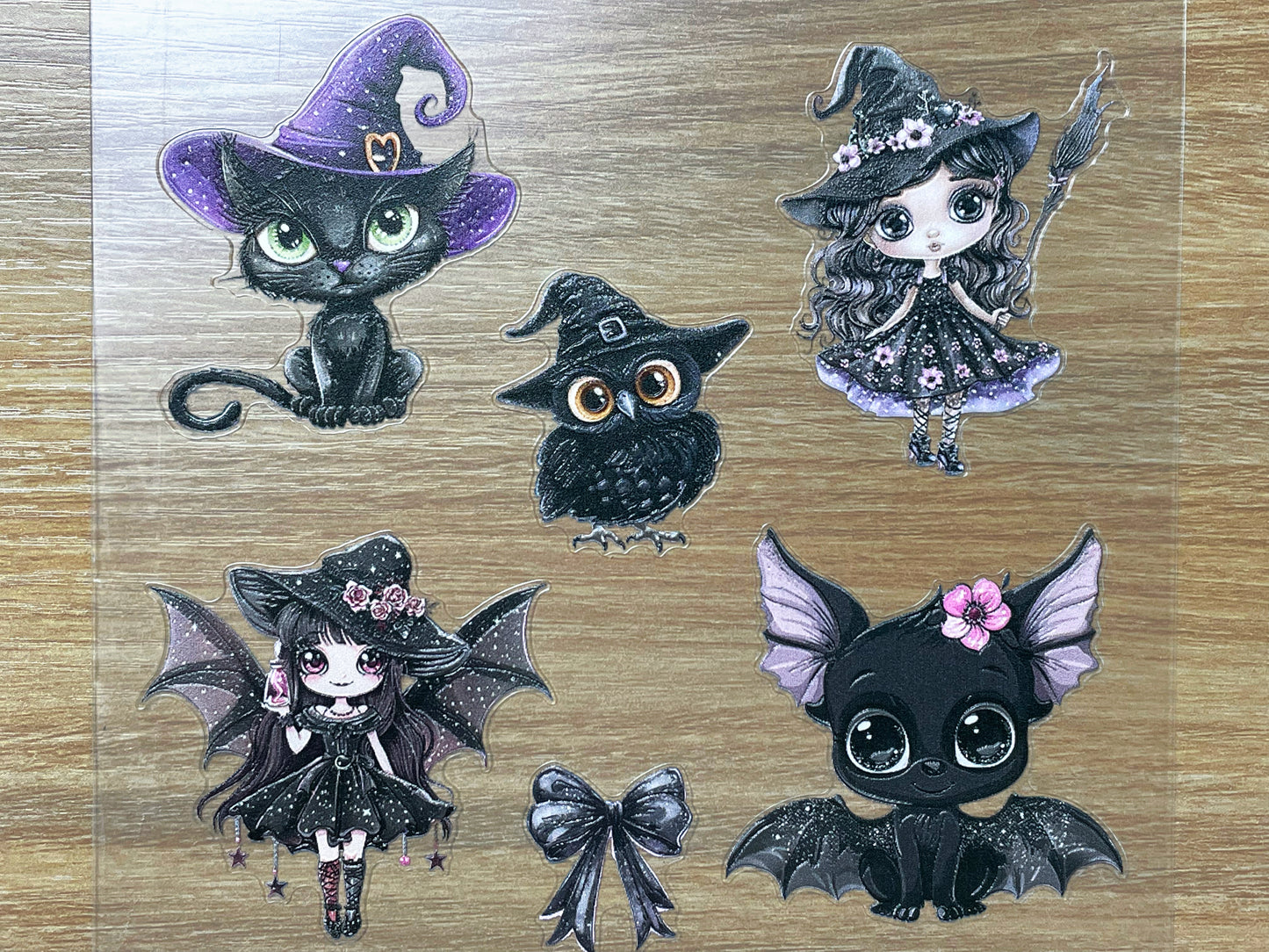 E-125 Star Dust Sprites2.0 3D Embossed sticker 1 piece