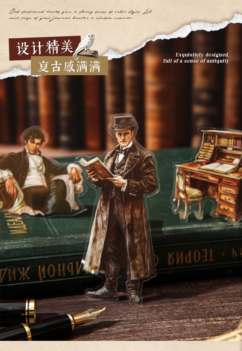 S-14 Masterpiece Collection Handbook Series Literary Story Theme Stickers 6Style