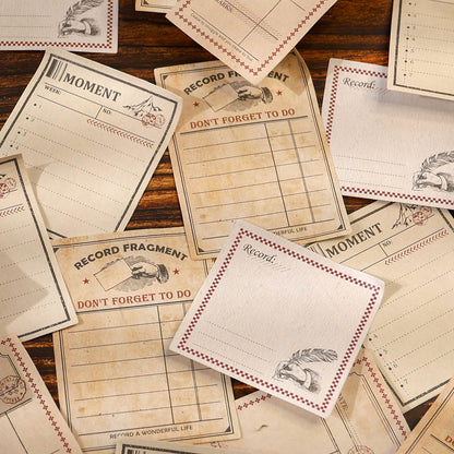 P-11 Ancient Forest Sticky Notes Poetic Series of Time Material Retro Chronicle 4Style