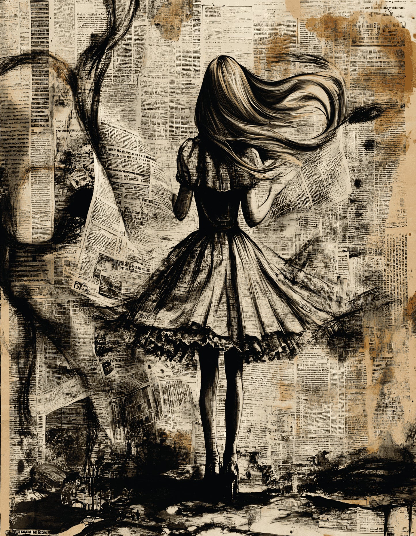 Sticker Book -2 Alice in Wonderland 20 pieces( 6 pieces pet, 14 pieces glossy paper)