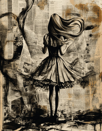 Sticker Book -2 Alice in Wonderland 20 pieces( 6 pieces pet, 14 pieces glossy paper)