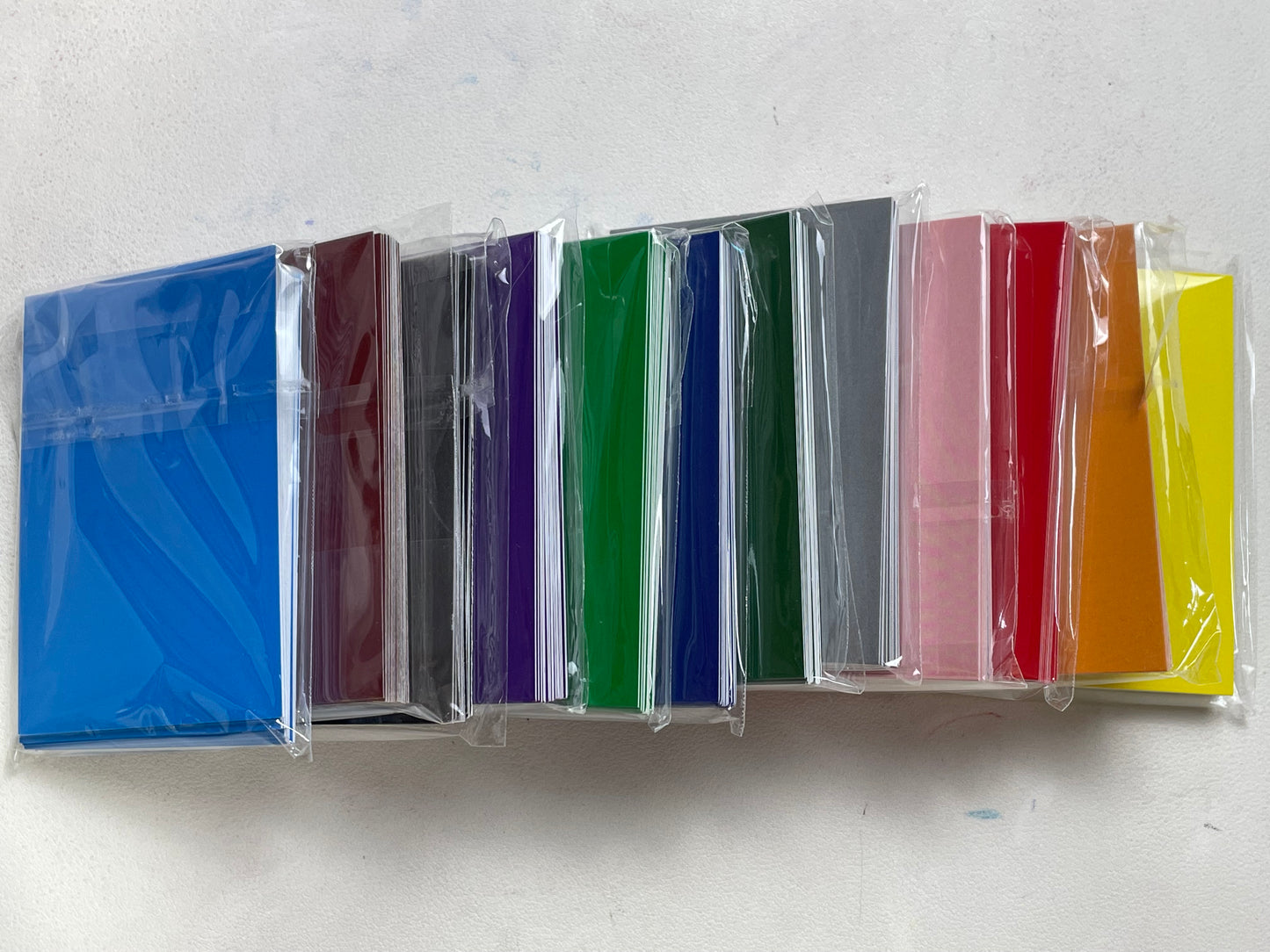 A-6 Solid color cardstock ATC Cards (2.5*3.5 inch, 50 pieces each pack)