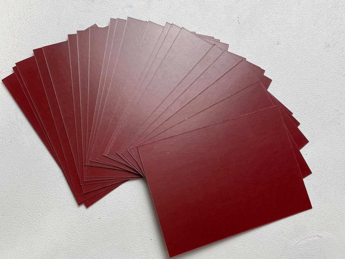 A-6 Solid color cardstock ATC Cards (2.5*3.5 inch, 50 pieces each pack)
