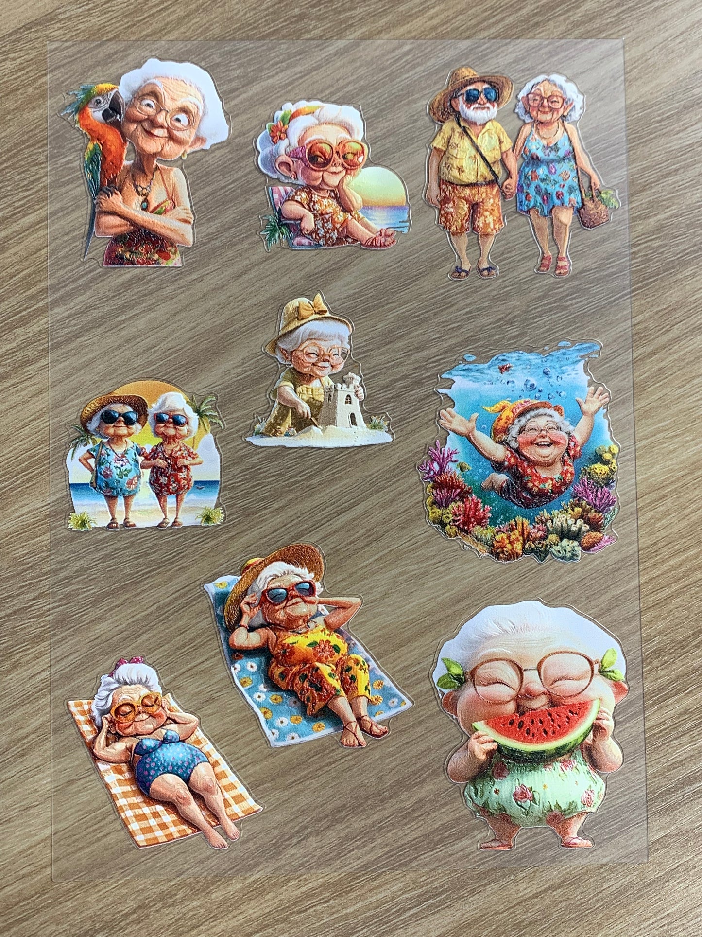 E-48 3D Embossed sticker 1 piece