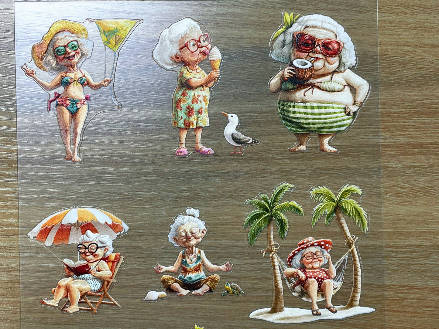 E-49 Senior Holiday 3D Embossed sticker 1 piece